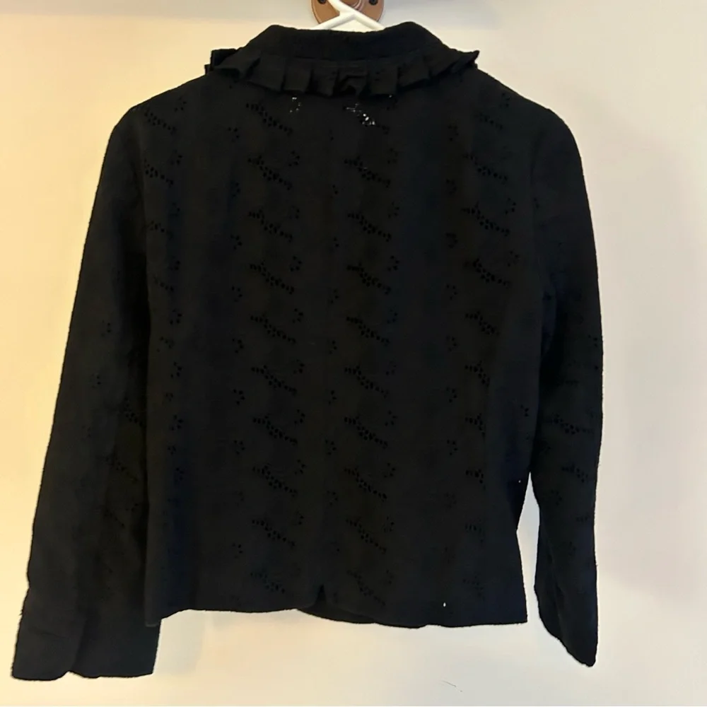 J. Crew‎ eyelet jacket top size: 8 - Picture 4 of 5